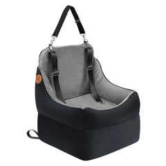 Amztrip asiento elevado para perros con espuma de memoria mejora visibilidad y confort en el coche
