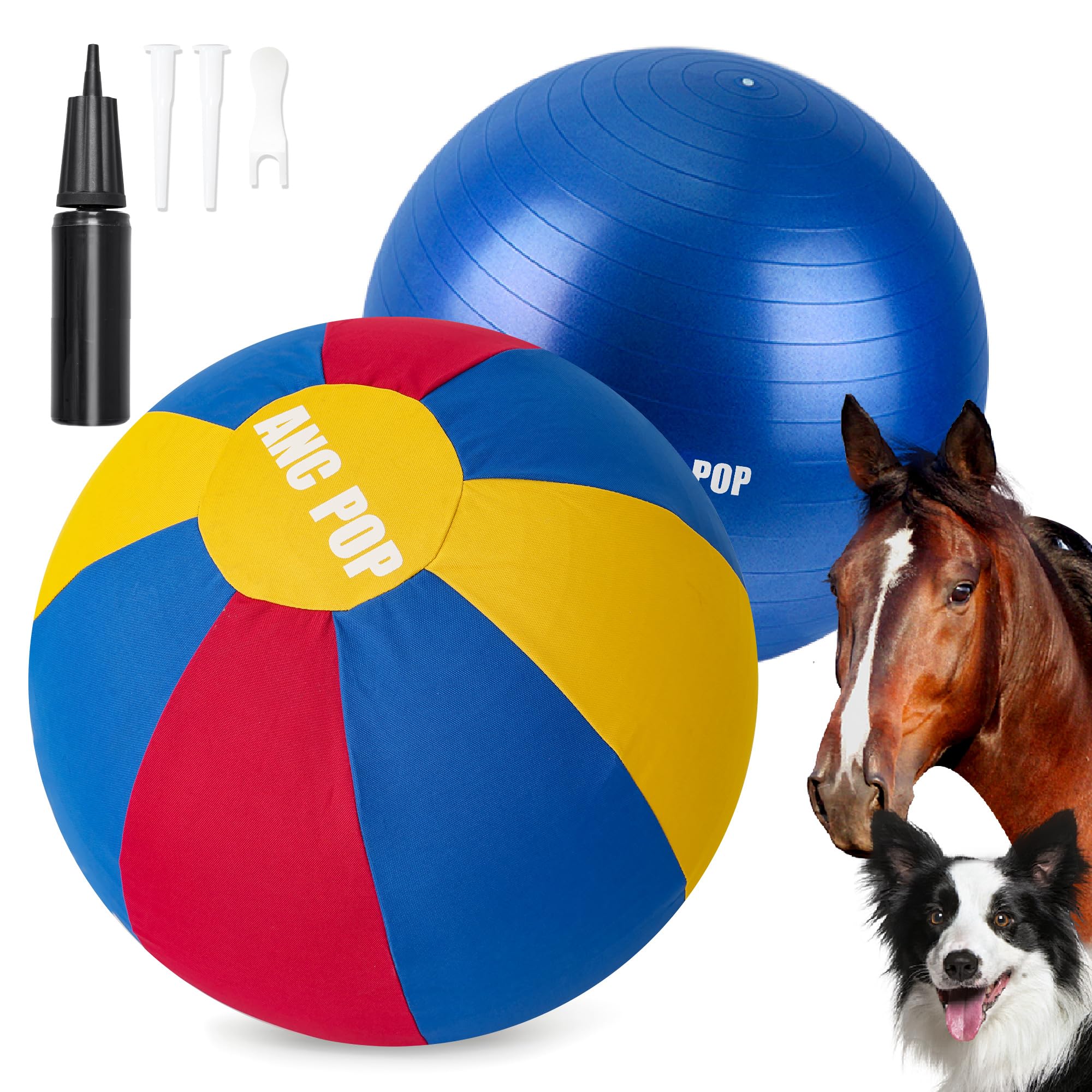 ANC POP bola de 25 pulgadas inflable, ideal para juego y entrenamiento.