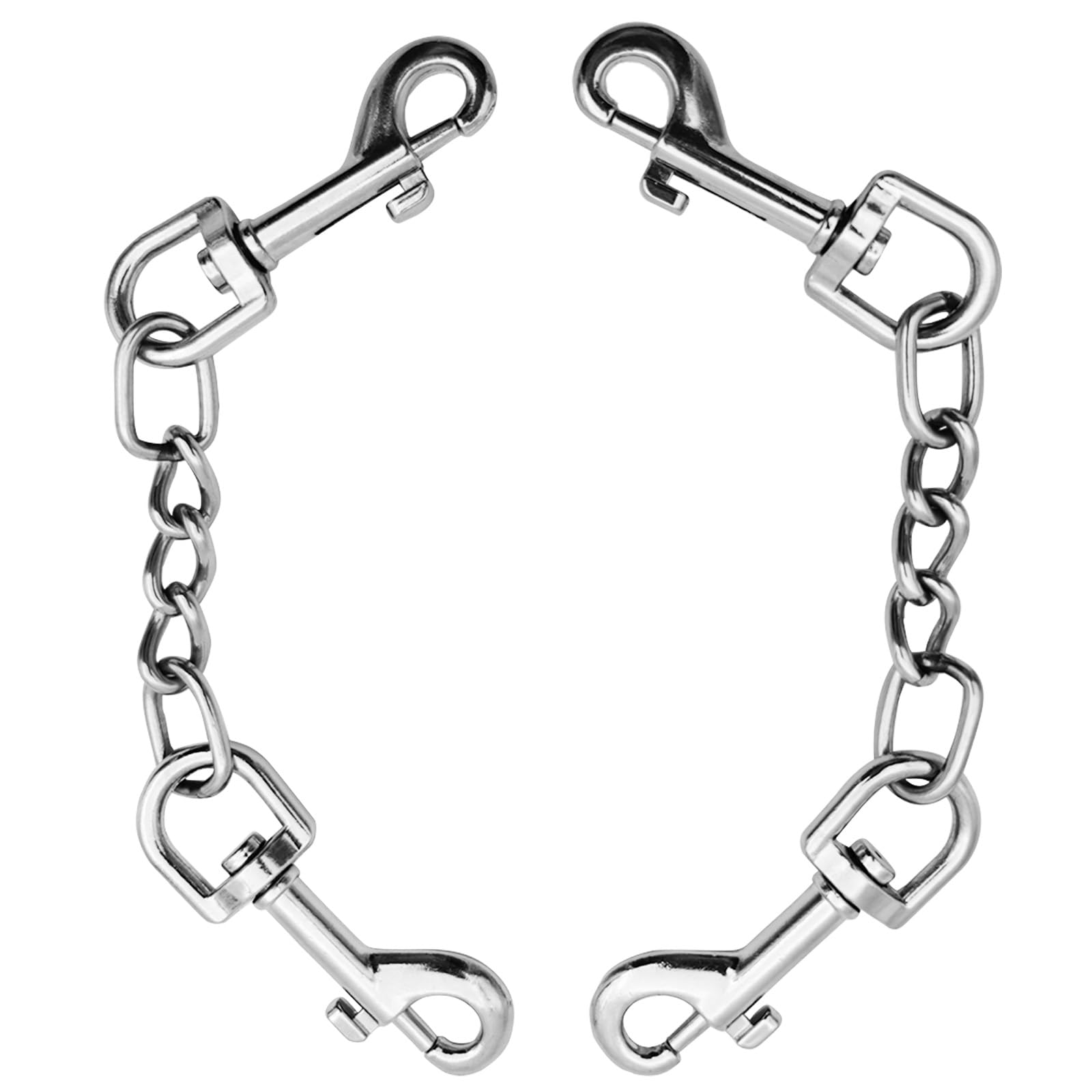 Clip de seguridad AncBace para perro con diseño doble para mayor control.