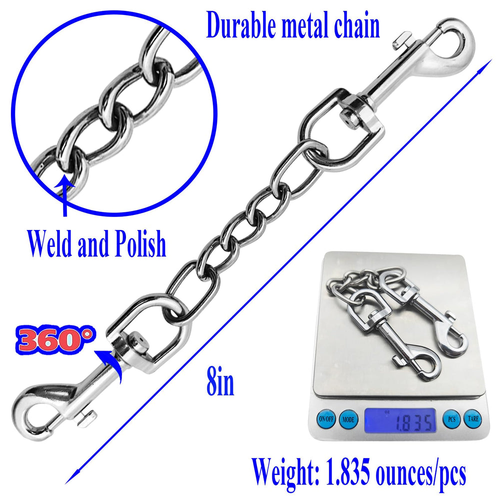 Conector doble AncBace para collar, ideal para correas paralelas.