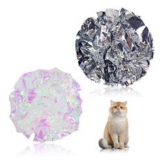 Andiker bolas Crinkle blanco y plata para juego activo en interiores.