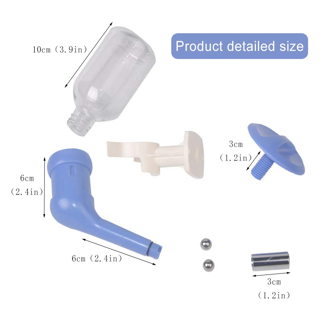 Andiker botella ajustable 360 grados facilita beber a la altura adecuada.