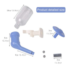 Andiker botella ajustable 360 grados facilita beber a la altura adecuada.