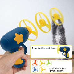 Disco volador de Andiker para uso interior y exterior con lanzamiento controlado.