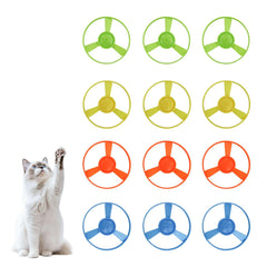 Andiker lanzador de discos para gatos, juego interactivo incluido.