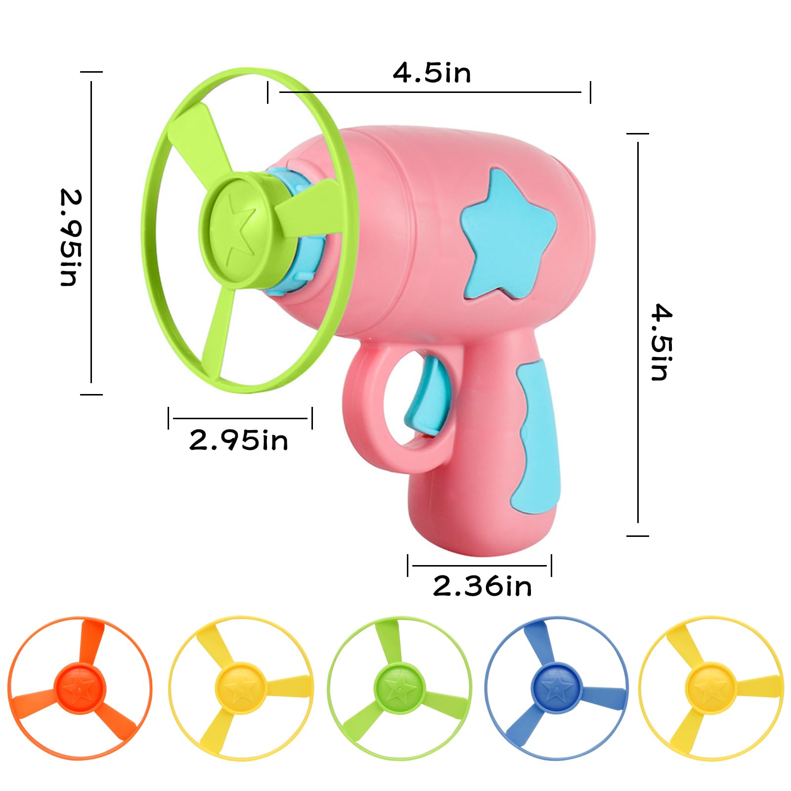 Propulsores de colores de Andiker para atraer al gato y estimular juego.