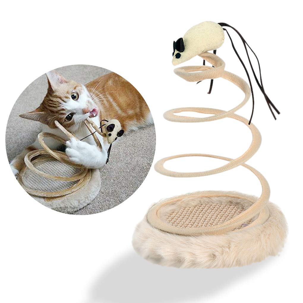 Andiker ratón peluche interactivo para gatos, estimula juego y ejercicio