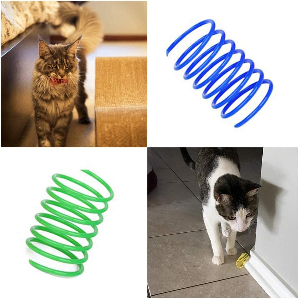 Andiker resorte colorido para ejercicio diario del gato.