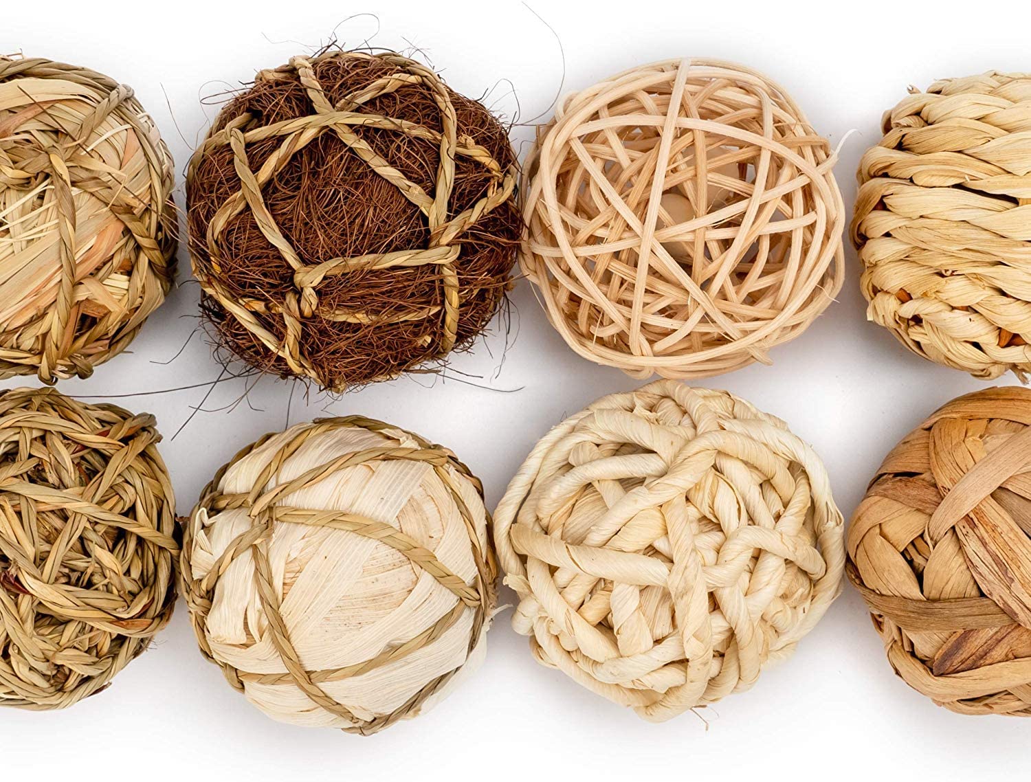 andwe bolas naturales masticables, hechas de fibras seguras para roedores