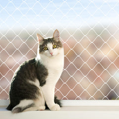 La red AnExer para balcones de gatos, 10x26 pies, aporta seguridad para tu mascota.
