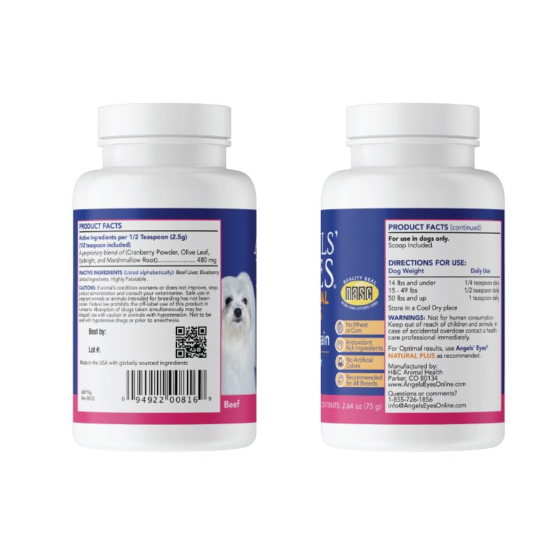 ANGELS' EYES NATURAL PLUS envase de 75 g con buena relación costo-valor