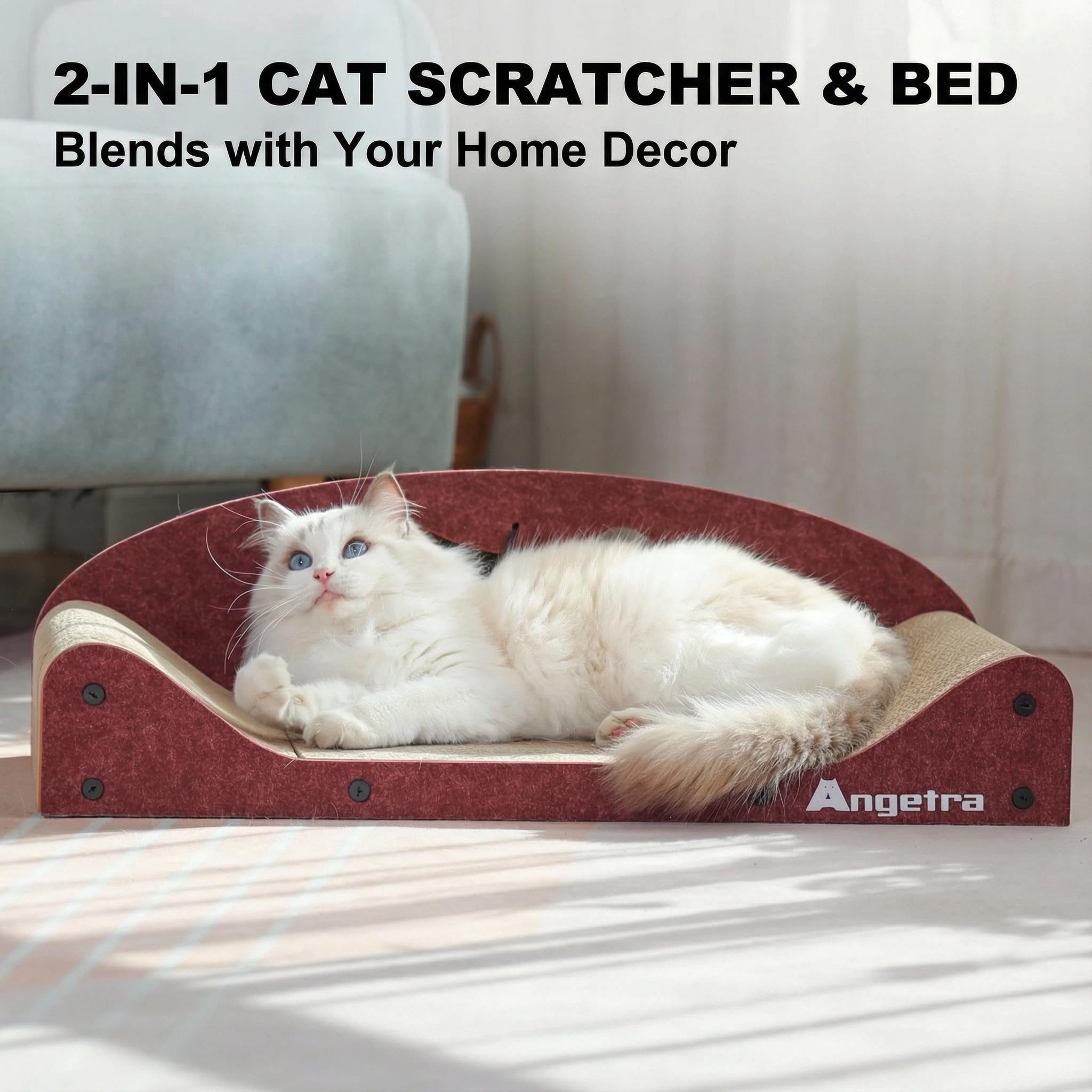Angetra diseño multi-gatos grande, ideal para varios felinos.
