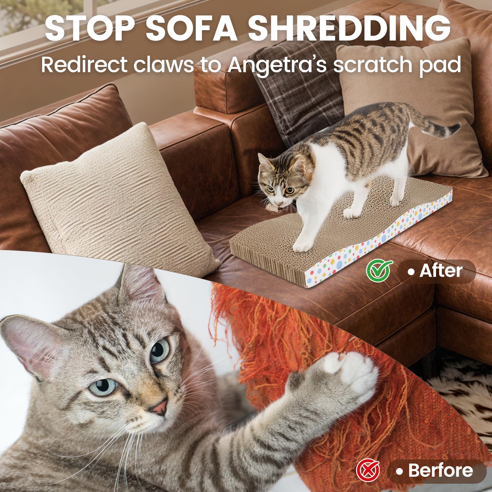 Protector de muebles Angetra evita arañazos en sofás y muebles.