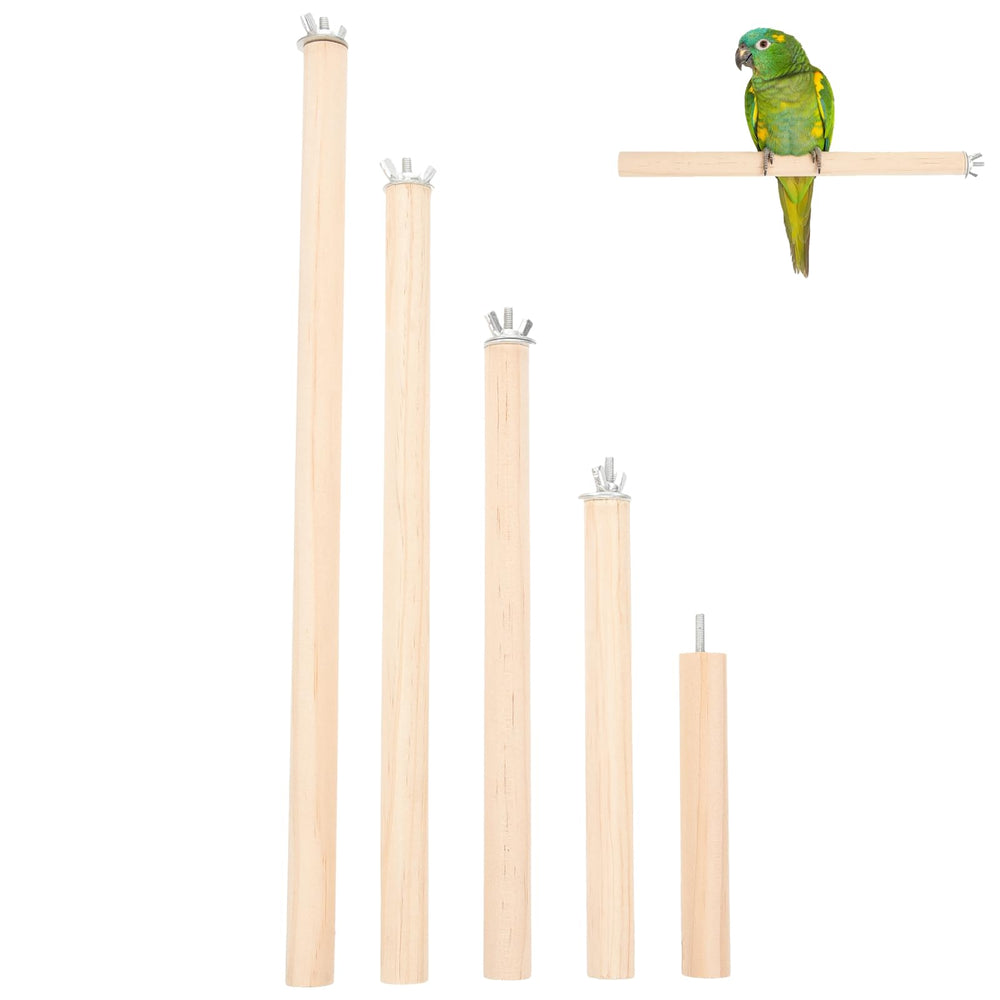 Angoily: percha de madera natural de 4 pulgadas con buen agarre.