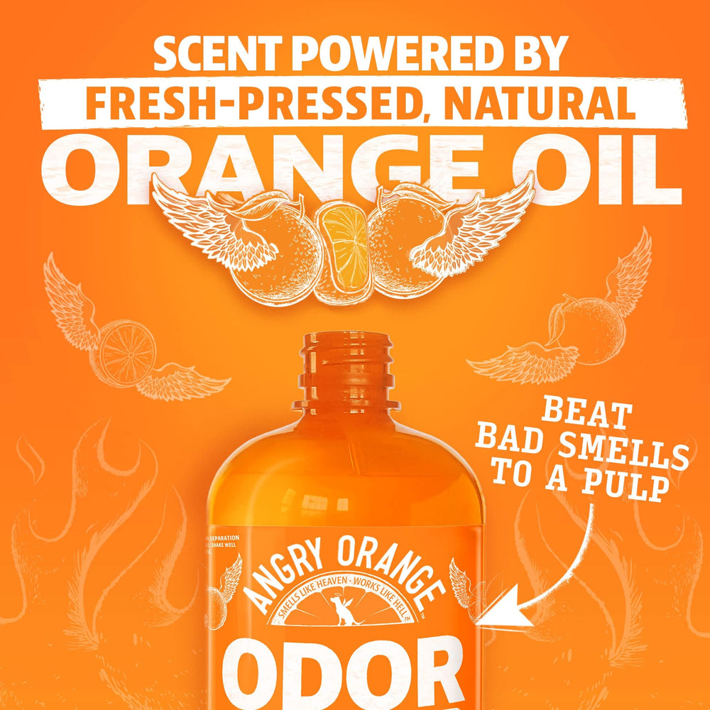 Angry Orange desodoriza césped artificial y áreas exteriores.