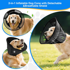 Cono suave AnimaCure XL para descanso cómodo y menos estrés.