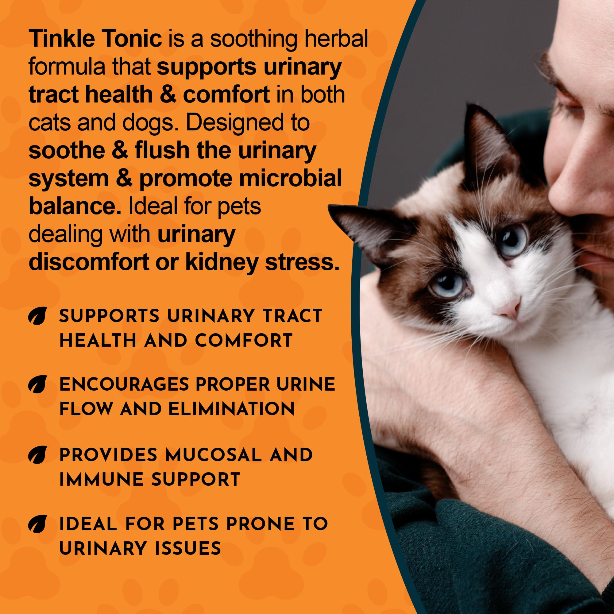 Animal Essentials Tinkle Tonic equinácea, hierba de calidad para bienestar general de mascotas.