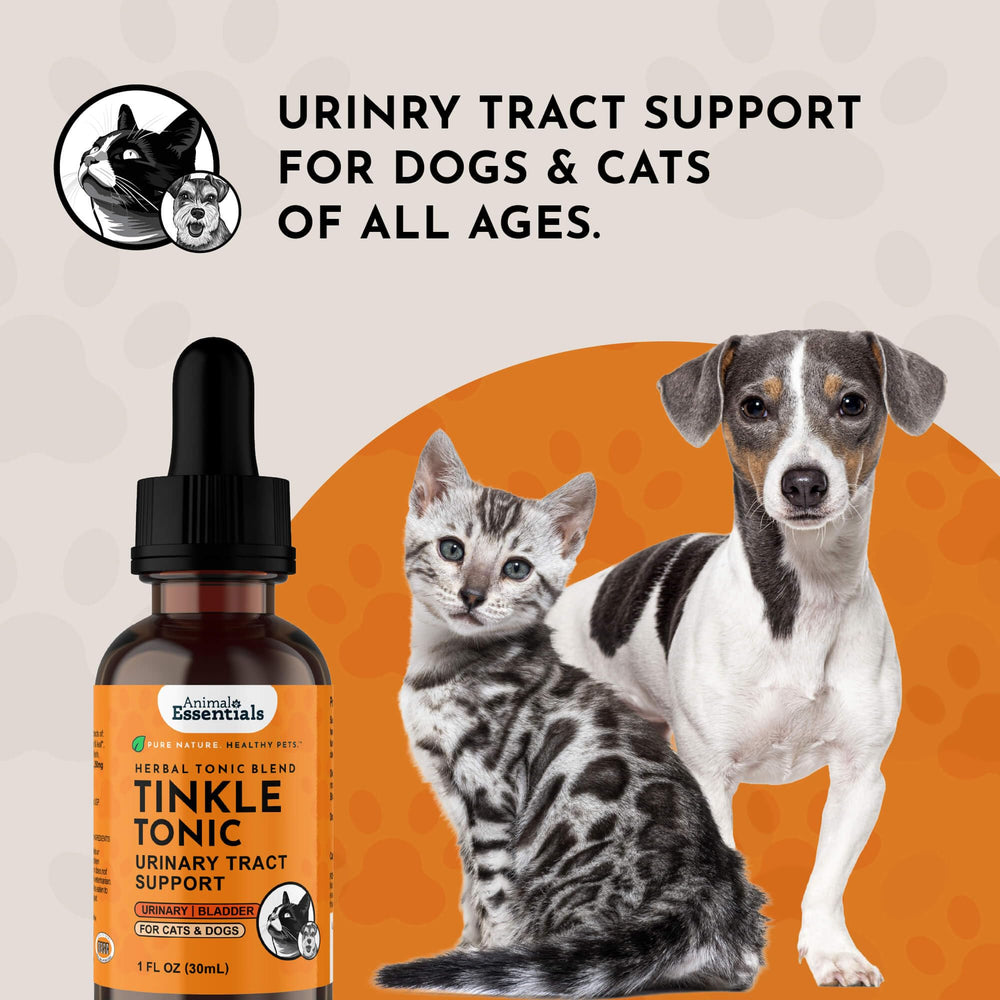 Animal Essentials Tinkle Tonic, aplicación en casa, soporte suave para la salud urinaria