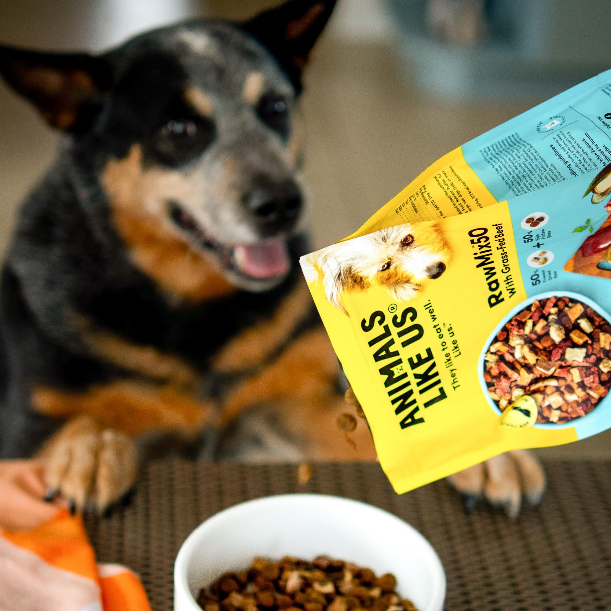 Animals Like Us RawMix50, envase de 12 oz para uso diario