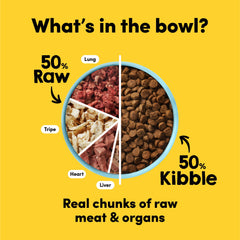 Animals Like Us RawMix50 órganos en trozos para sabor y nutrientes