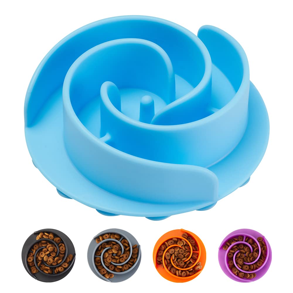 Animire inserto de alimento lento para perro con diseño de laberinto para comer despacio.