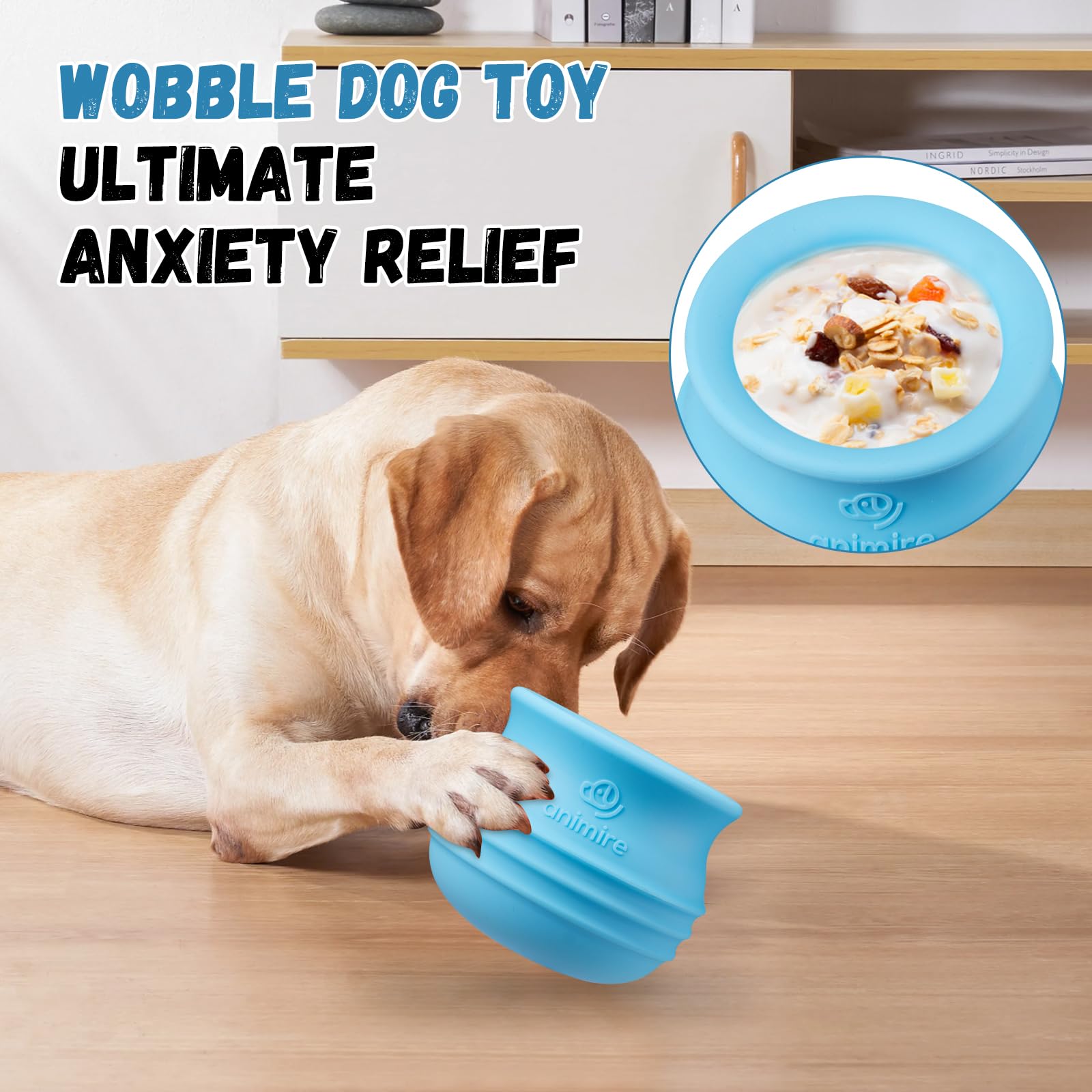 Animire Juguete puzzle interactivo para perros, desafía la mente y quema energía.