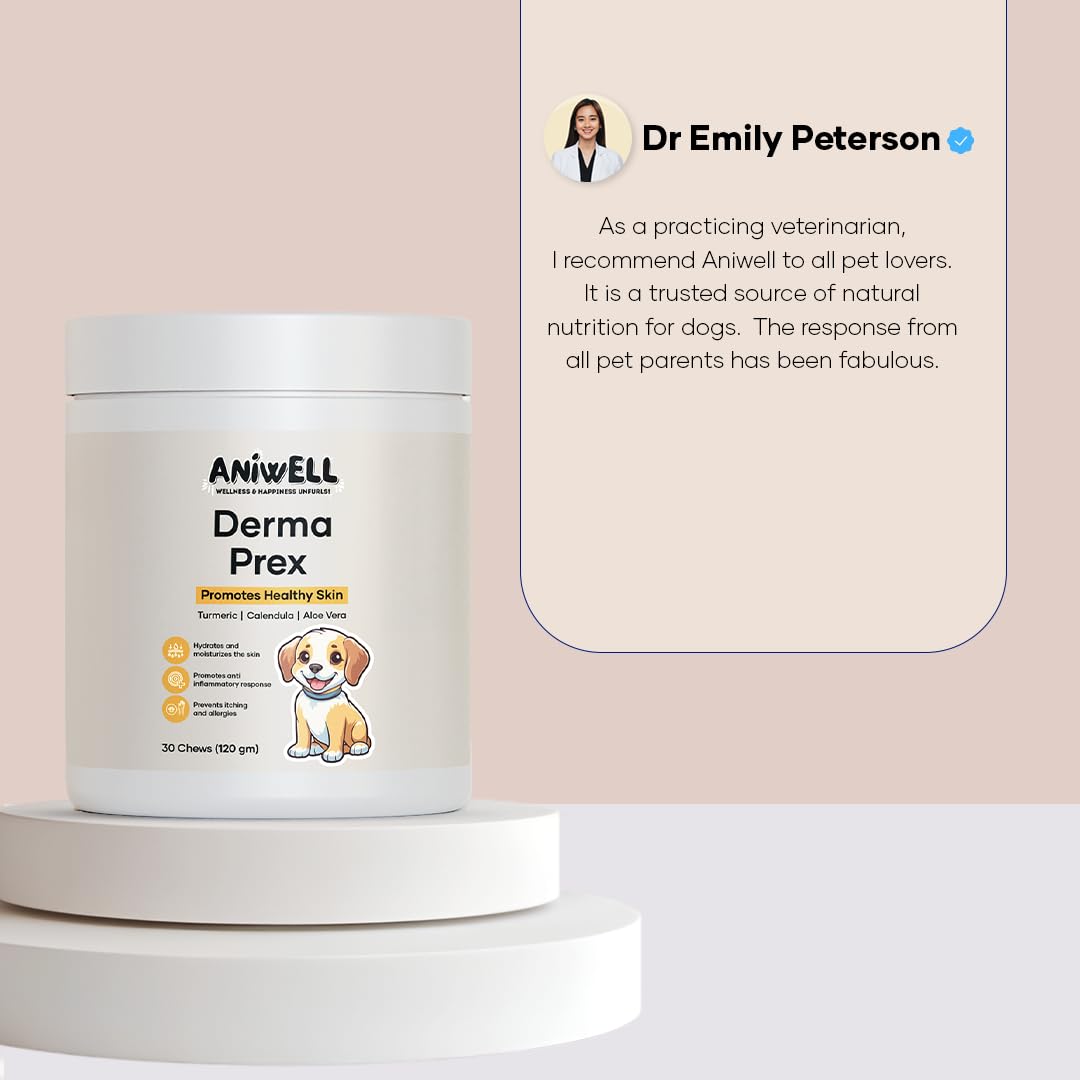 Aniwell DermaPrex superóxido dismutasa para reducir inflamación.