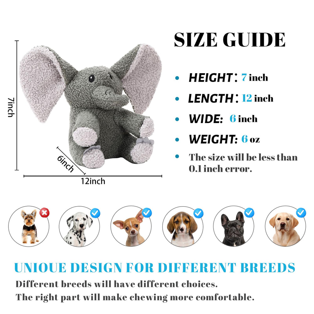 Material suave y duradero del elefante de Ankinghor para juego prolongado