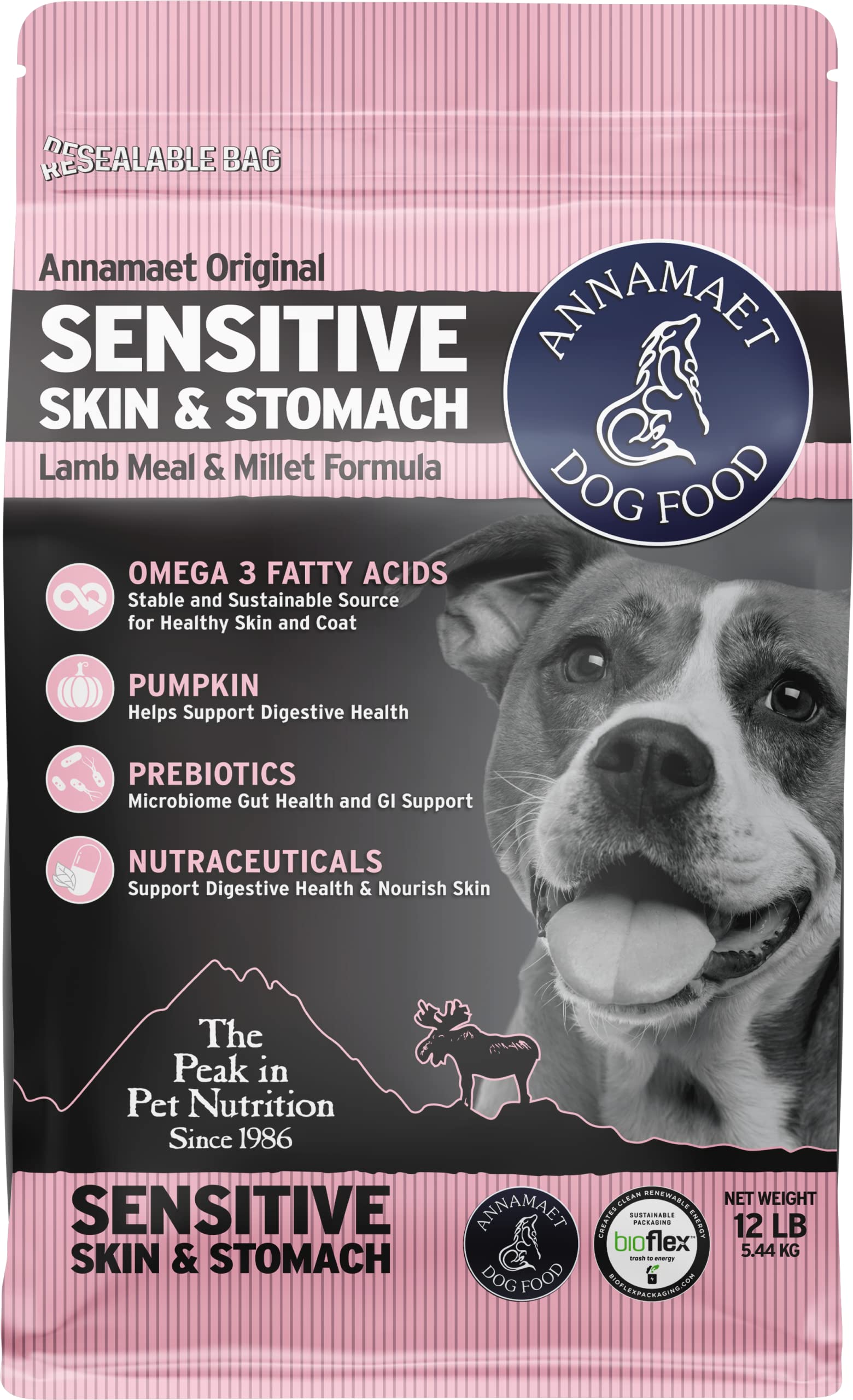 Croquetas de Annamaet Original Sensitive Skin para perros con piel sensible y digestión suave.