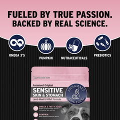 Croquetas de Annamaet Original Sensitive Skin para estómagos sensibles.