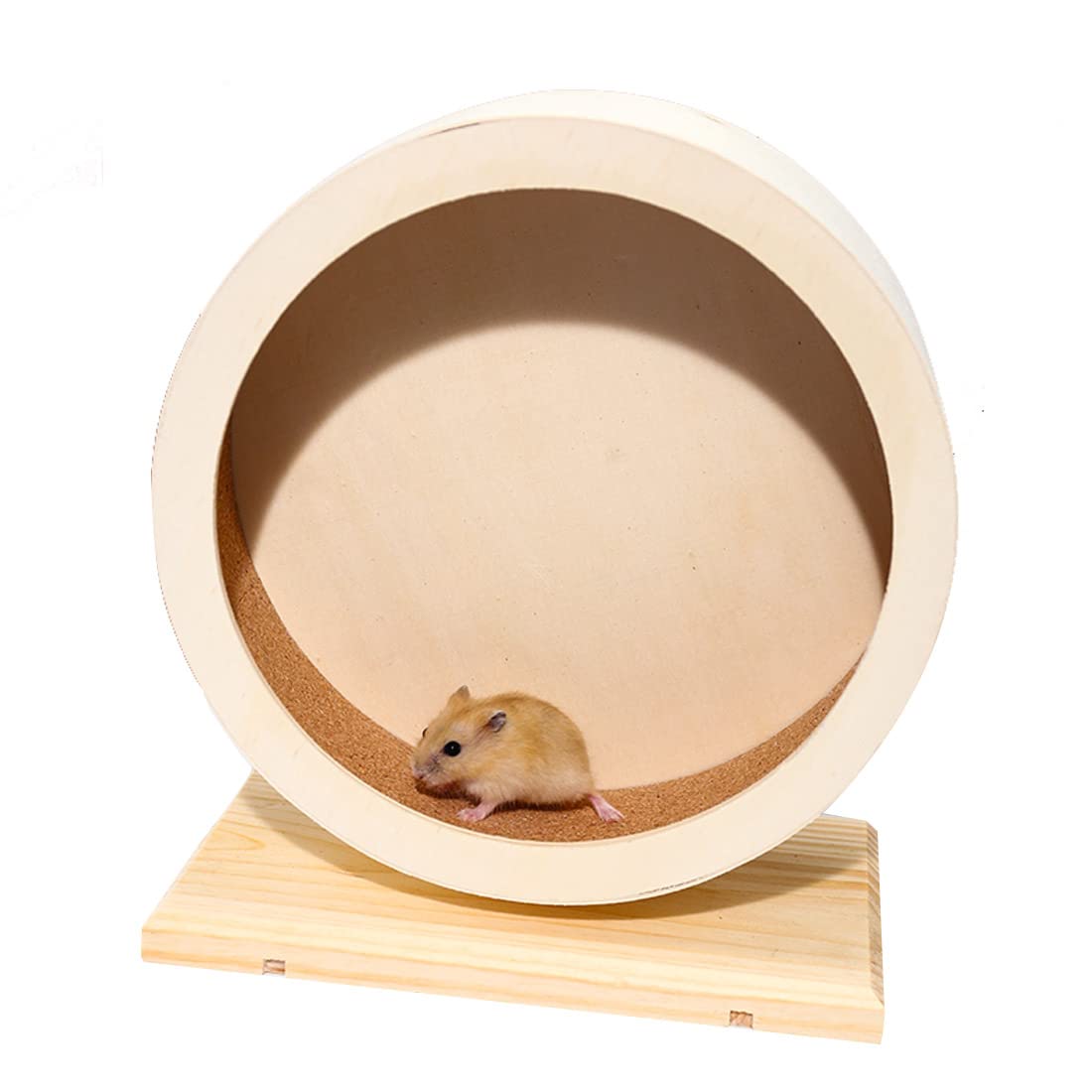 antiai rueda para hamster de madera XL silenciosa y móvil