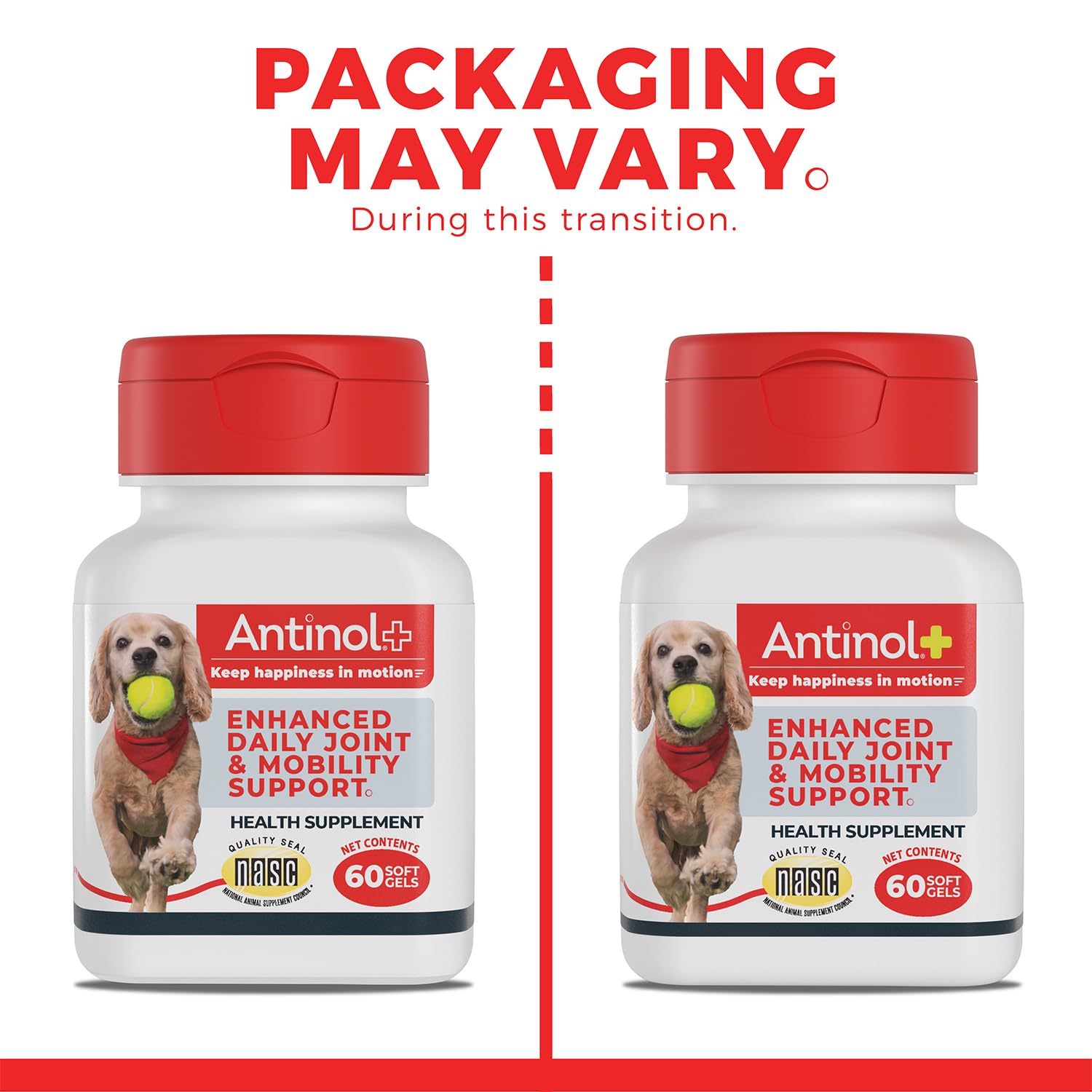Antinol Plus: dosis diaria para perros de hasta 45 libras.