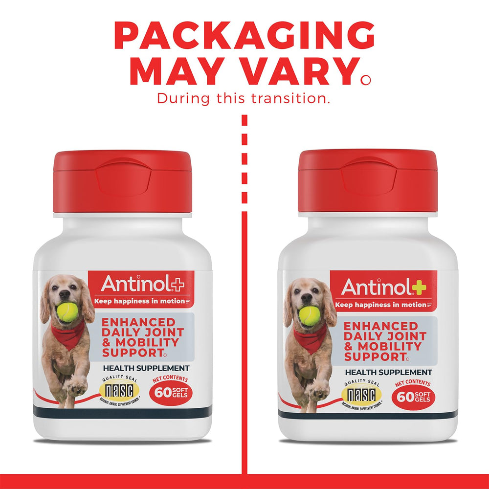 Antinol Plus: dosis diaria para perros de hasta 45 libras.