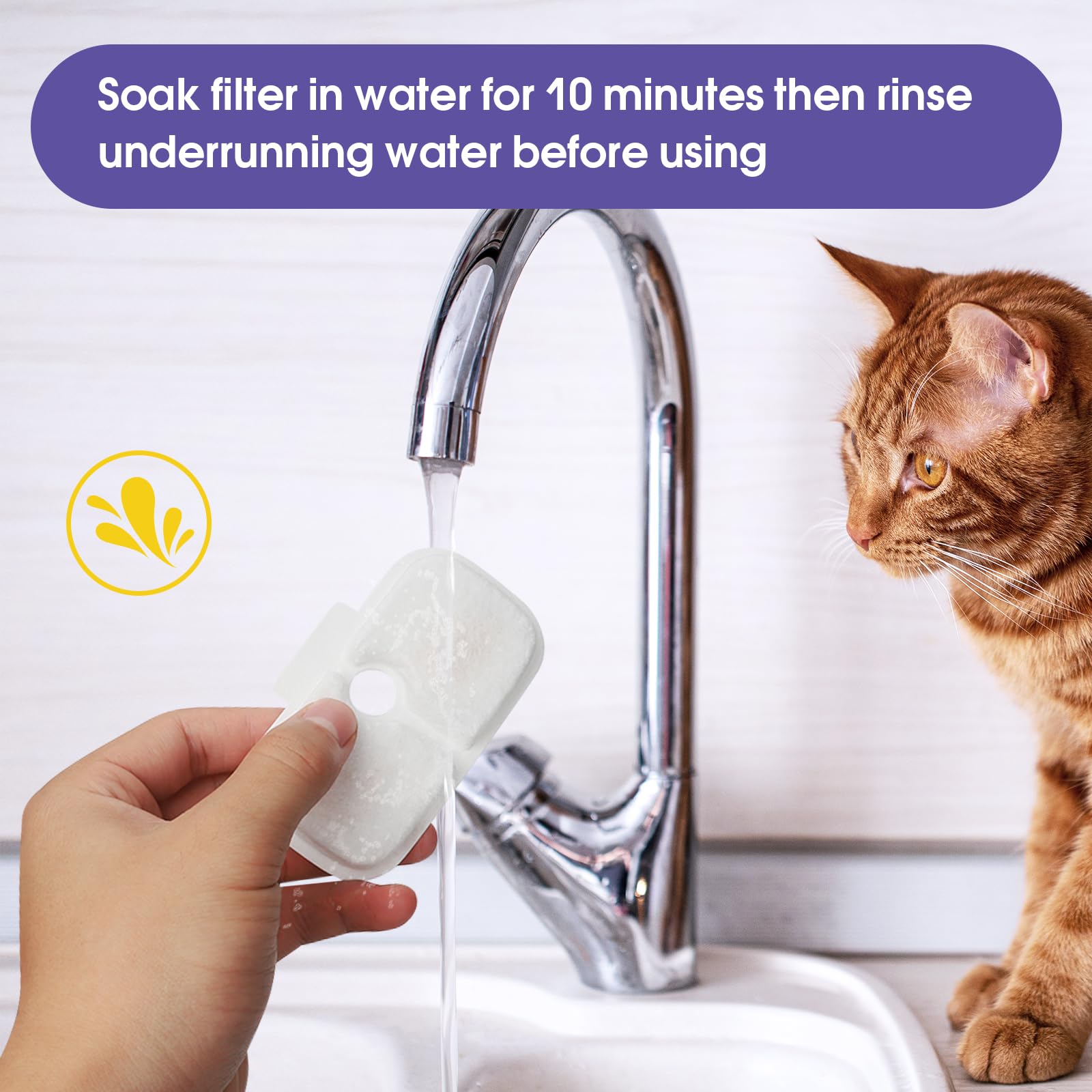 AnyEnjoy-empaque-filtros-gato: embalaje individual que mantiene la higiene.