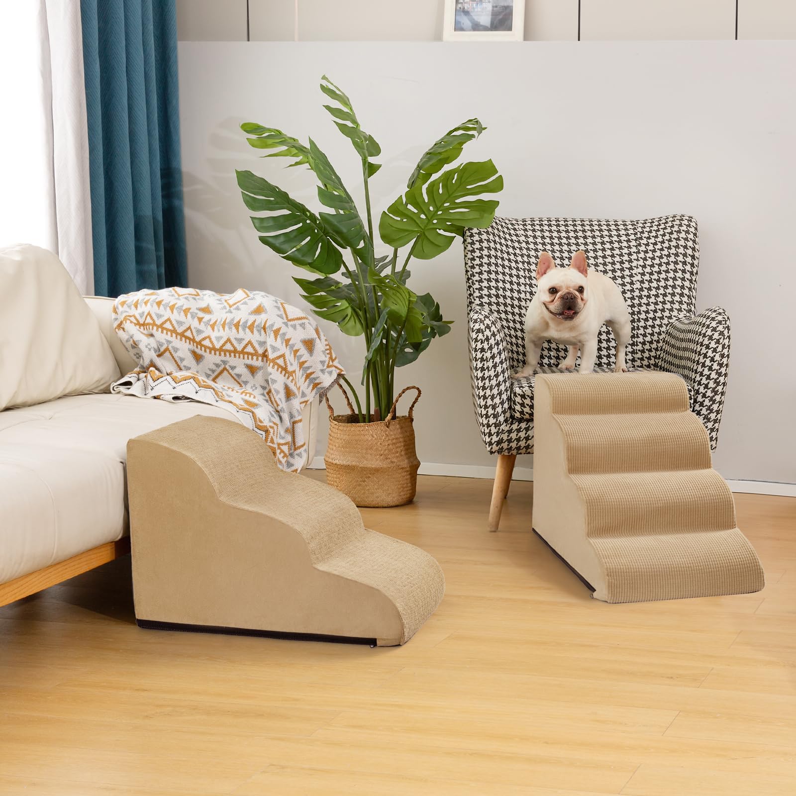 Altura adecuada para sofá y cama con 3-5 peldaños