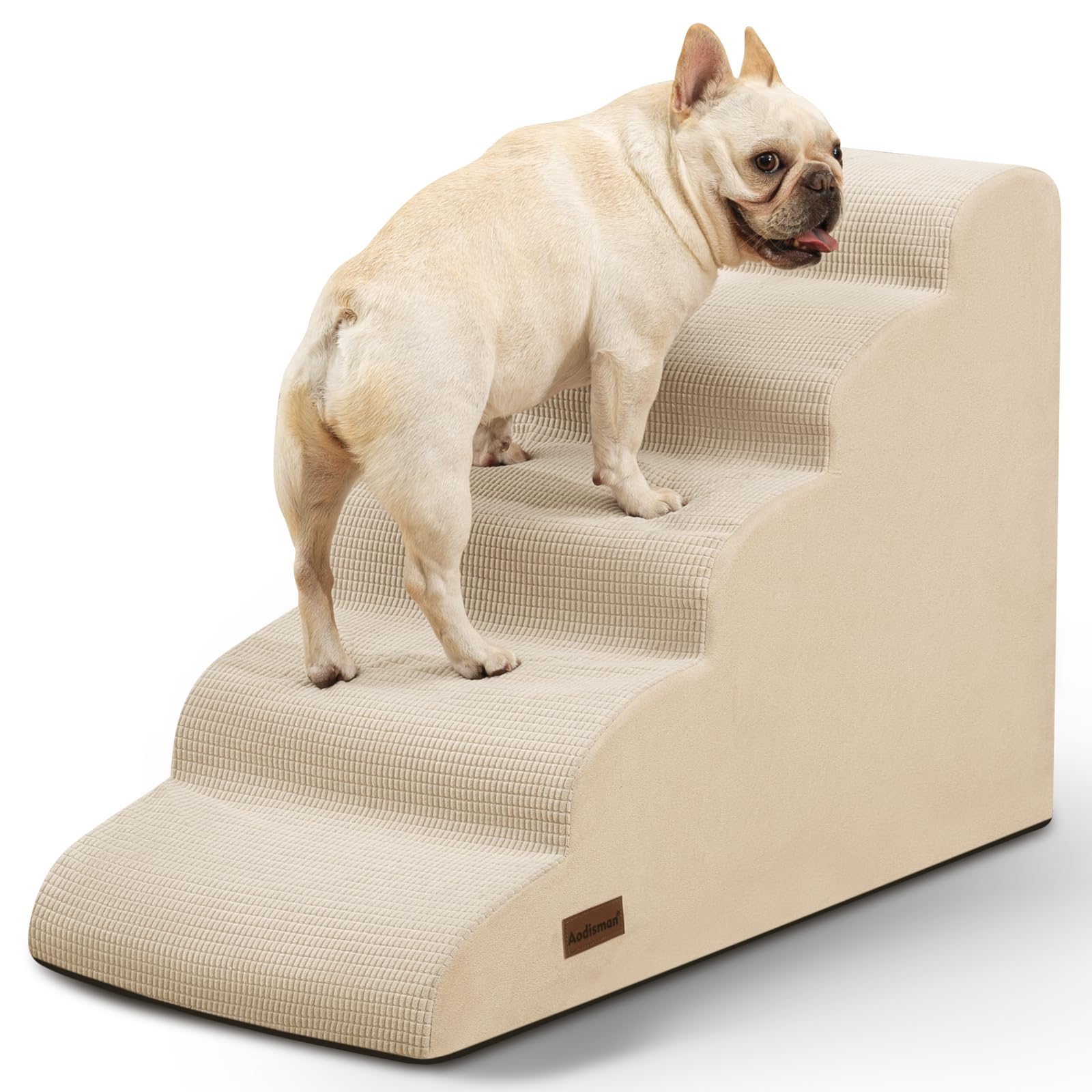 Aodisman escaleras para perro junto a la cama, facilitan subir sin esfuerzo