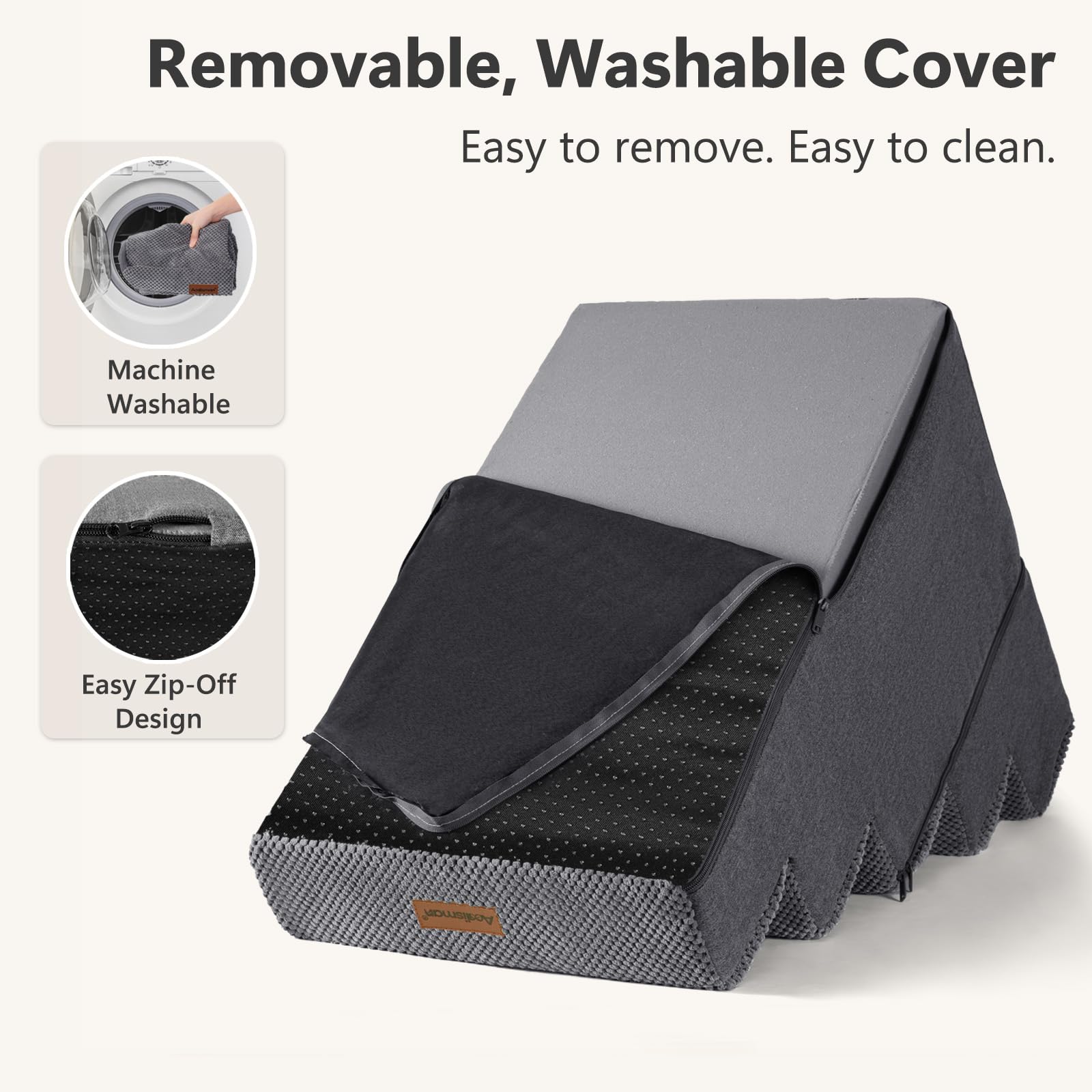 Diseño gris compacto de Aodisman para hogares con espacio reducido.