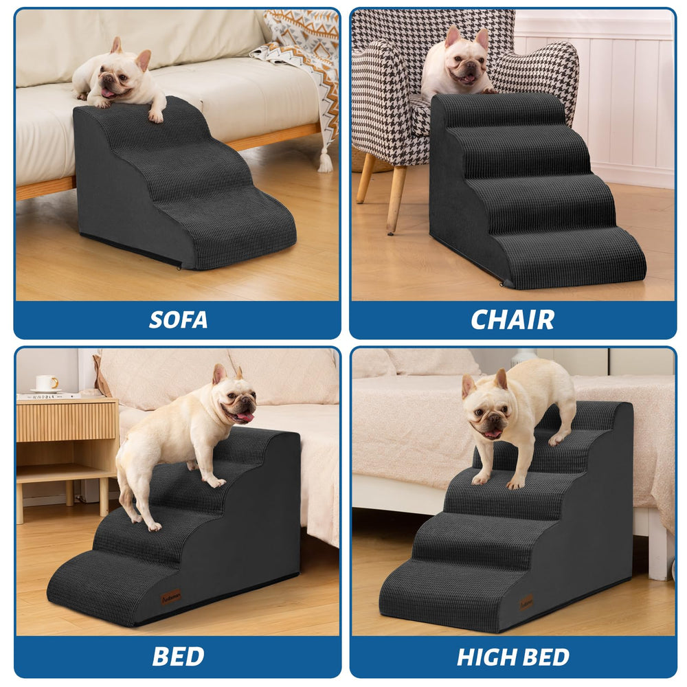 Aodisman escalones para perros de patas cortas.