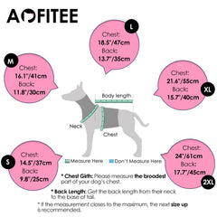 AOFITEE abrigo impermeable para perros, mantiene seco durante la lluvia.