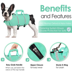 Asa de rescate superior para ayudar al perro.