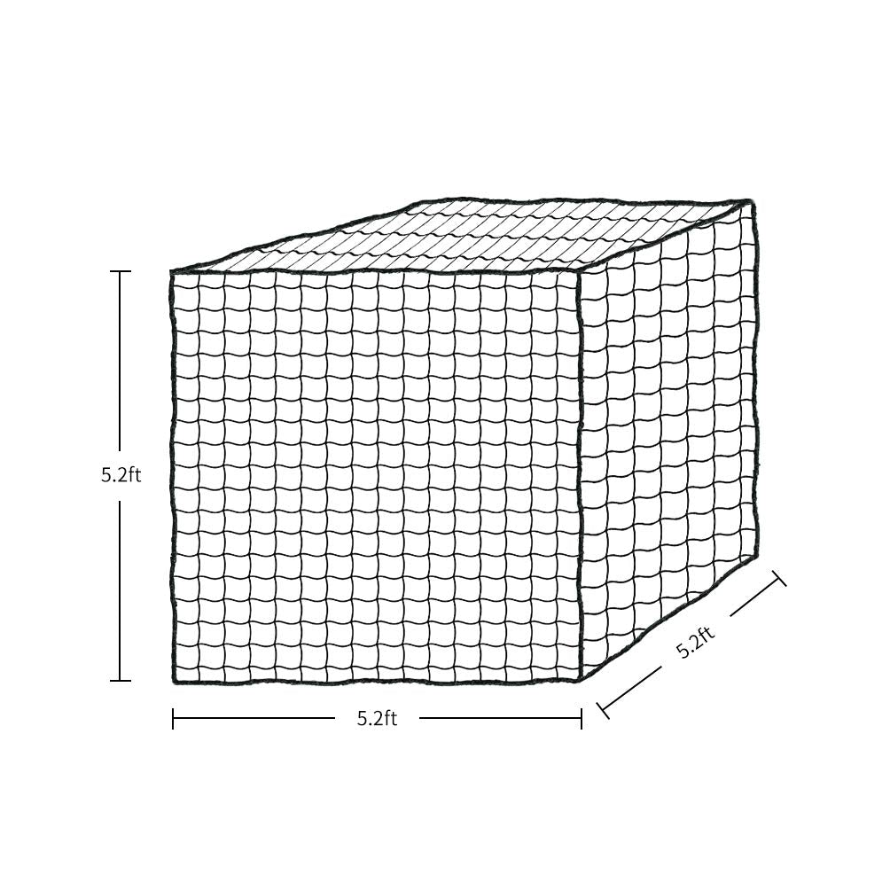 Aoneky Bale Hay Net compatible con pacas redondas 4x5 para alimentación lenta.