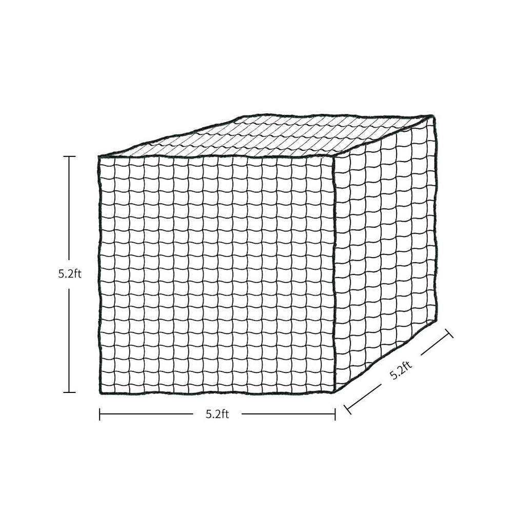 Aoneky Bale Hay Net compatible con pacas redondas 4x5 para alimentación lenta.