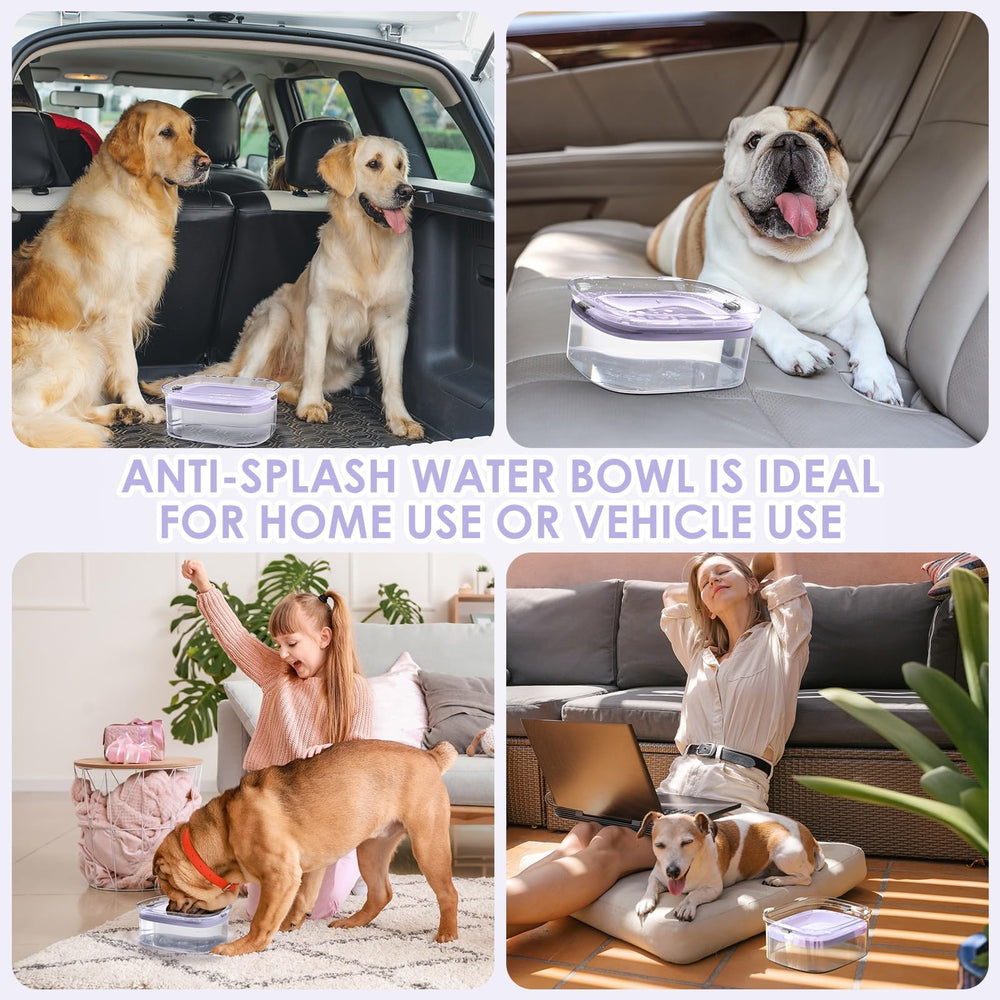 Capacidad de 101 onzas 3L reduce recargas para perros grandes.