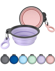 AONKEY plato plegable para perros con portabotellas, ideal para paseos