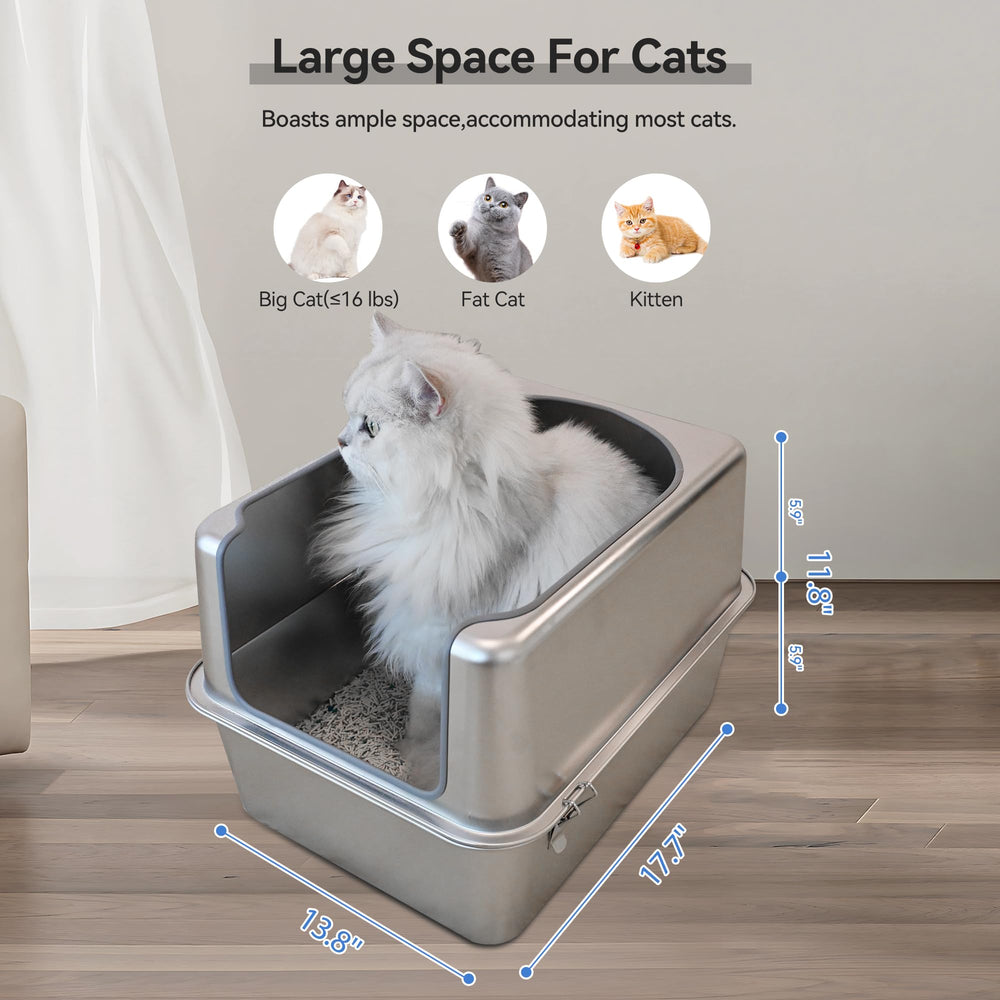 Aothey caja acero inoxidable, fácil limpieza para dueños ocupados