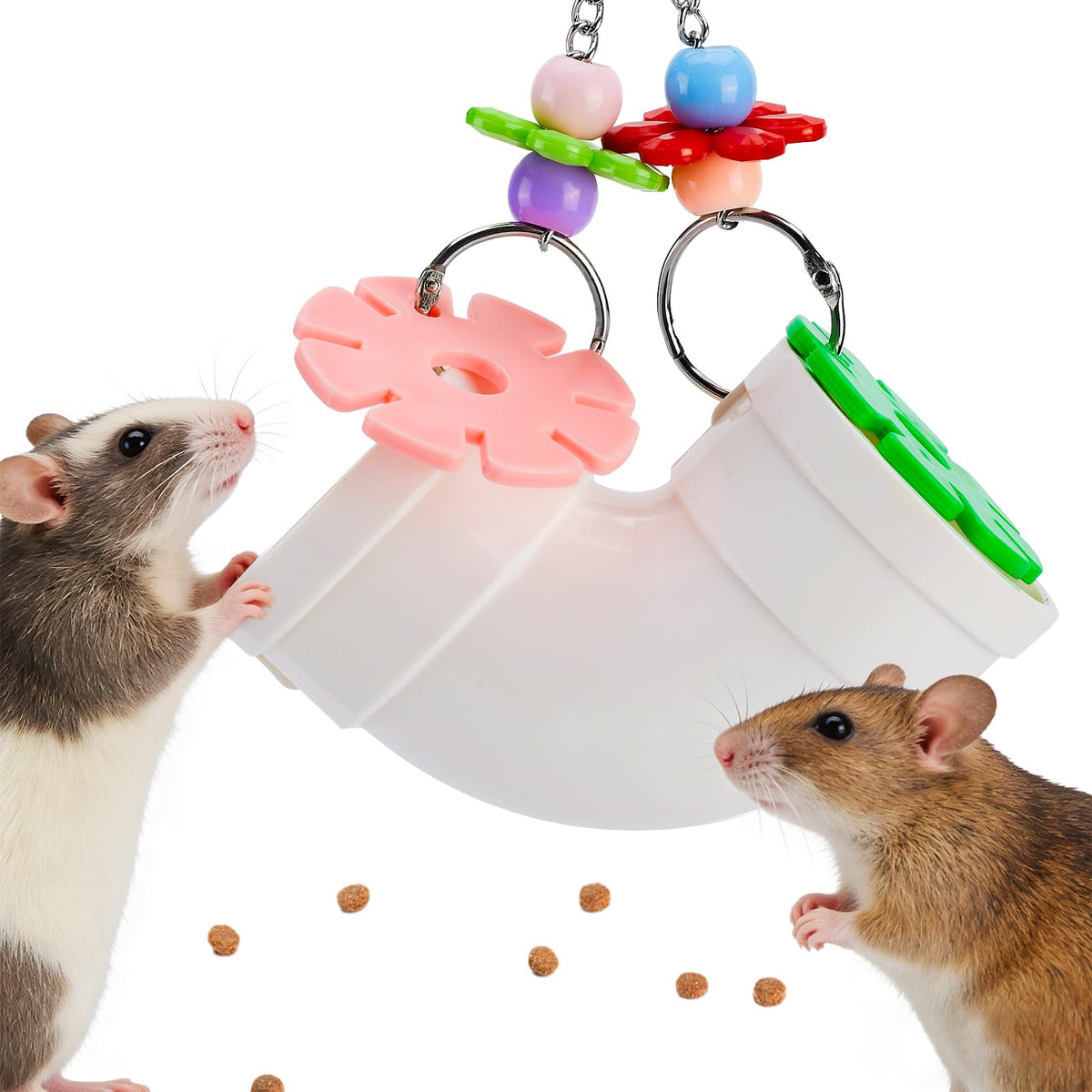 AOWPFVV Juguete de enriquecimiento para ratas con rompecabezas interactivo.