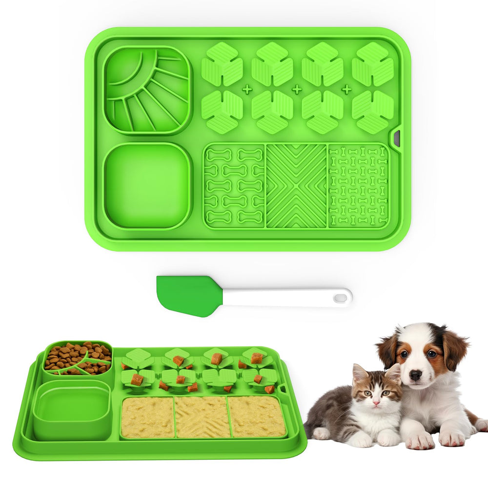 APD APETDOLA tazón de alimentación lenta para perros y gatos, ayuda a pausas durante la comida