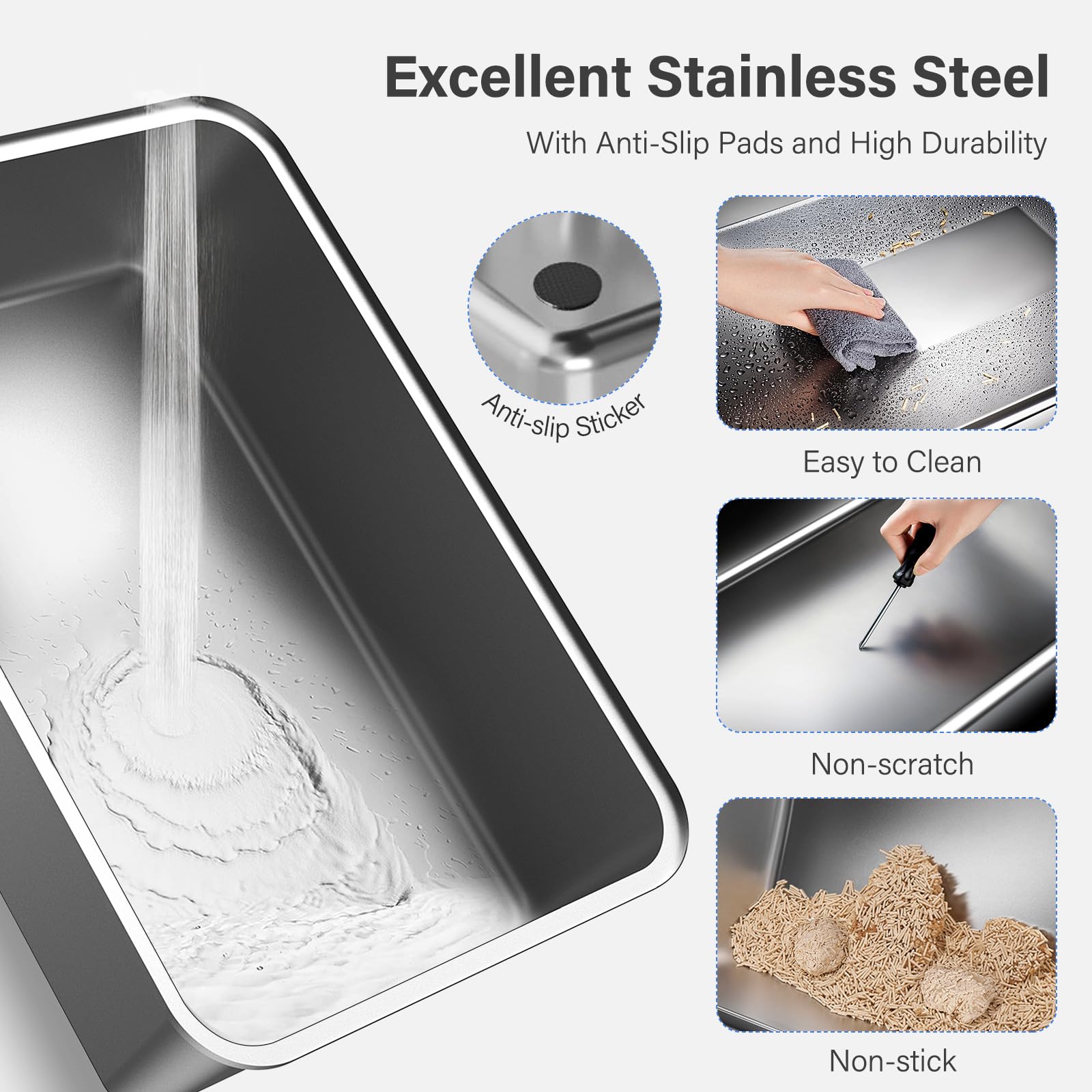Aphyxen pedal filtrante captura la arena de las patas para pisos limpios.