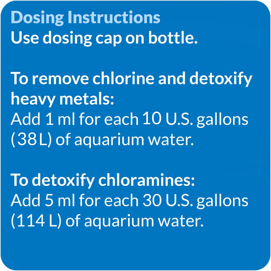 Seguro para acuarios de agua dulce y salada con API.