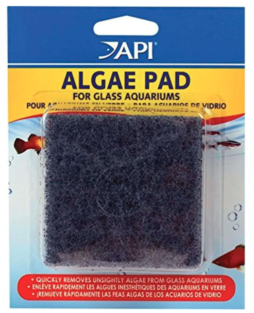 API Algae Pad para cristales, limpieza manual de rincones.
